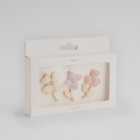 Komplet Magnesów Floweris z motywem kwiatowym
