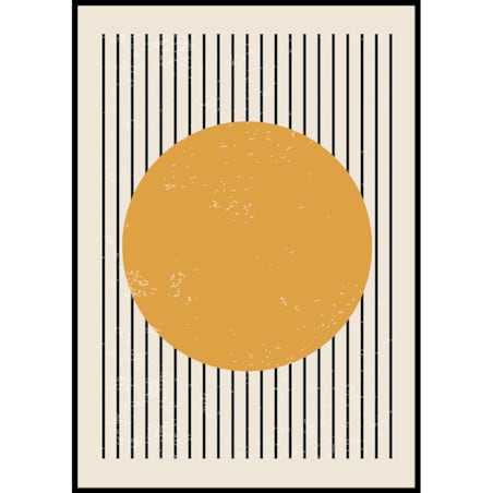 plakat geometric shape no 1 30x40 cm