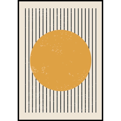 plakat geometric shape no 1 30x40 cm