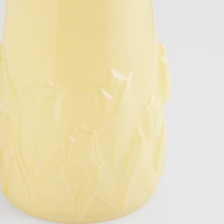 Wazon Glass tulip z motywem kwiatowym