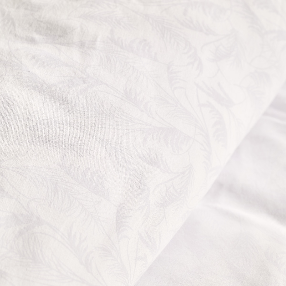 Pościel z bawełny satynowej Lorianna 200x220 cm z motywem roślinnym