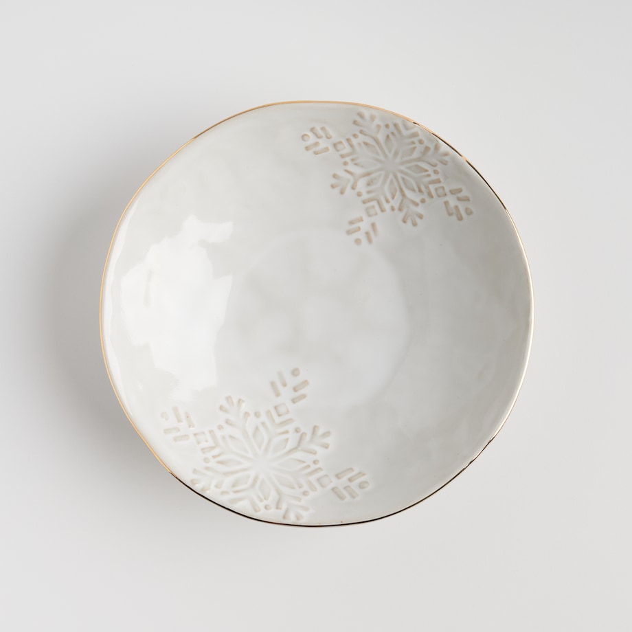 Miska Flakes z motywem śnieżynki