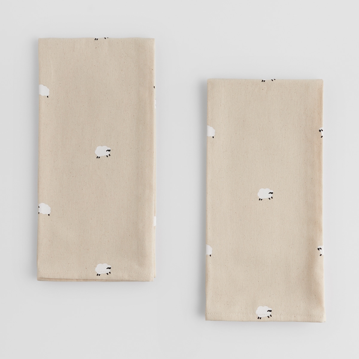 Komplet Ścierek Sheeperiso 45x65 cm z motywem baranka