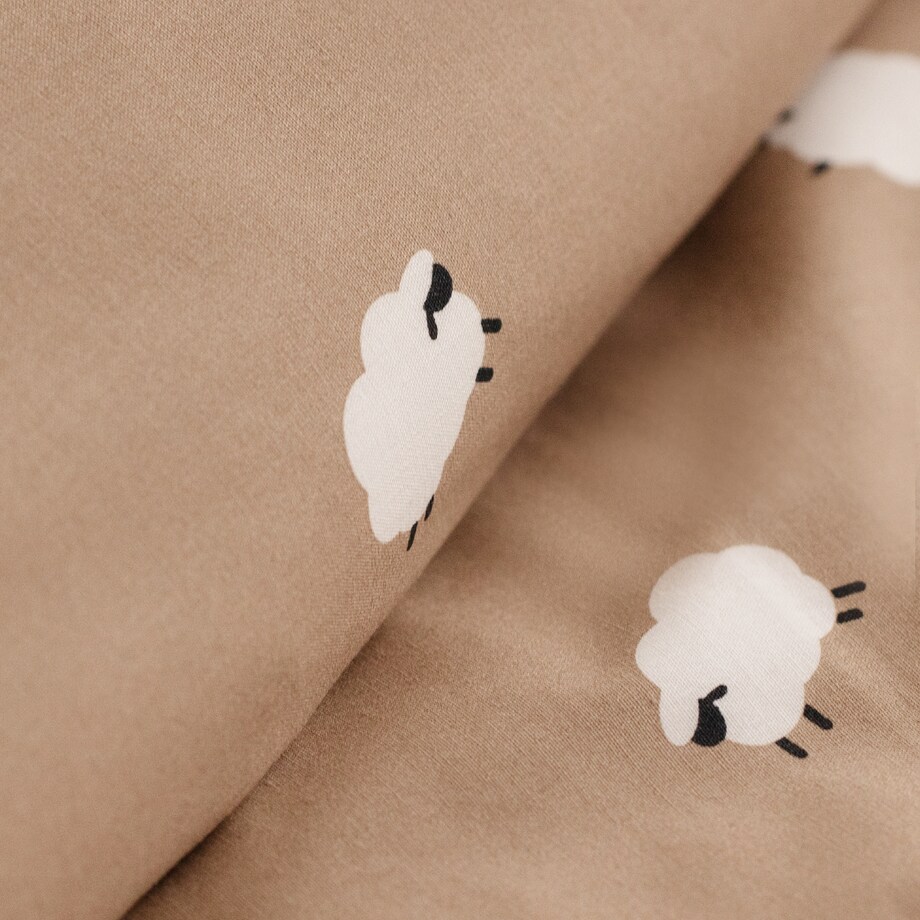 Cotton Bed Linen Sheepy 160x200 cm