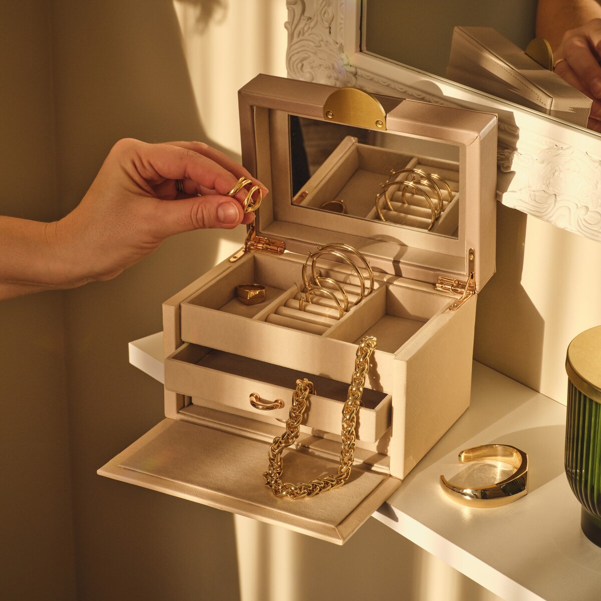 Szkatułka Na Biżuterię Enorma 19.5x13 cm