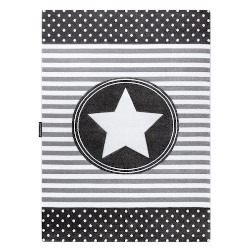 Dywan PETIT STAR GWIAZDA szary 240x330 cm