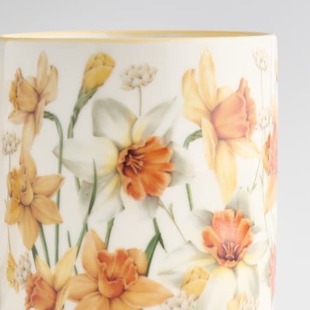 Kubek Daffelis z motywem kwiatowym