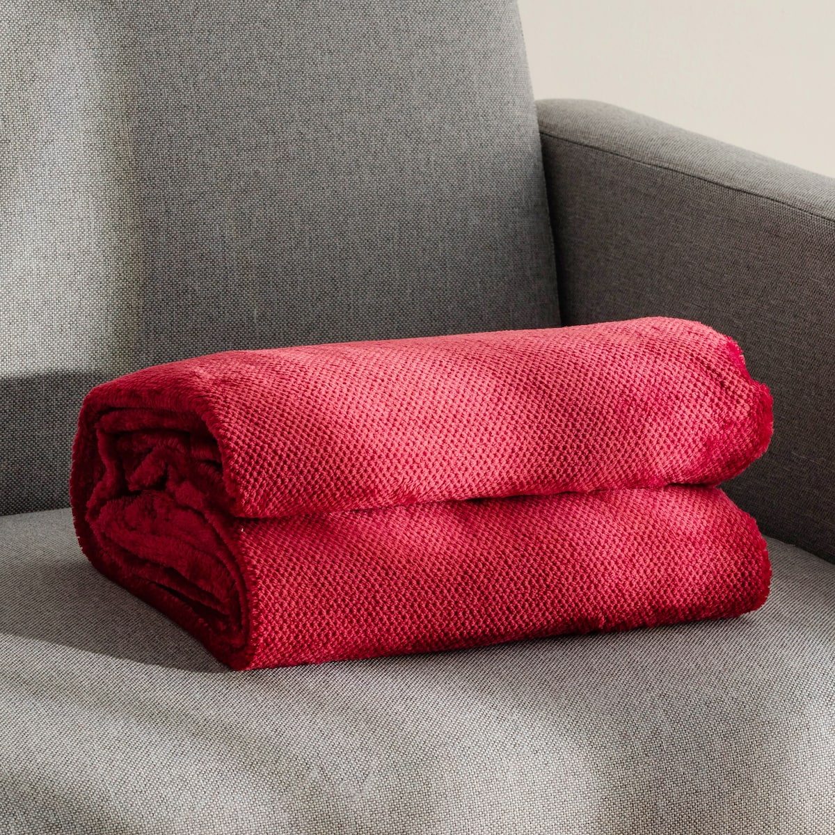 Koc Polarowy w Drobny Wzór Abbis 140x190 cm