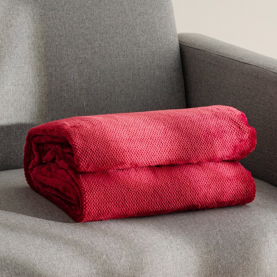 Koc Polarowy w Drobny Wzór Abbis 140x190 cm