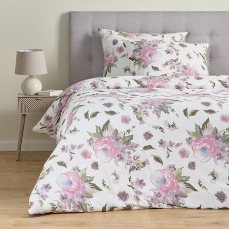 Pościel Z Mikrofibry Dosogwan 160x200 cm z motywem kwiatowym