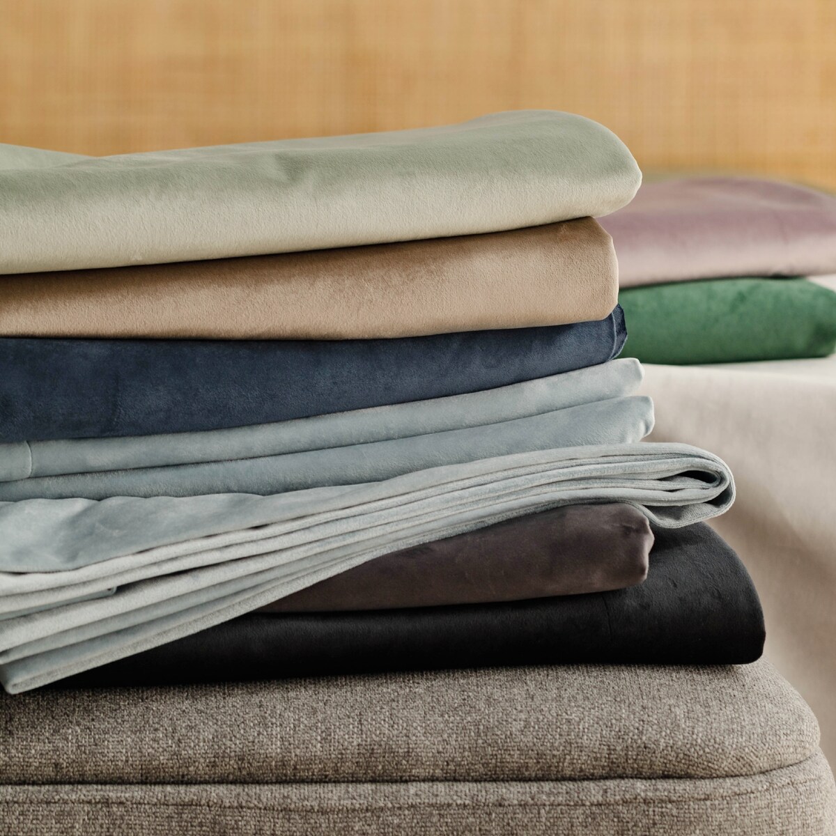 Narzuta Welwetowa Gładka Vicenza 200x220 cm