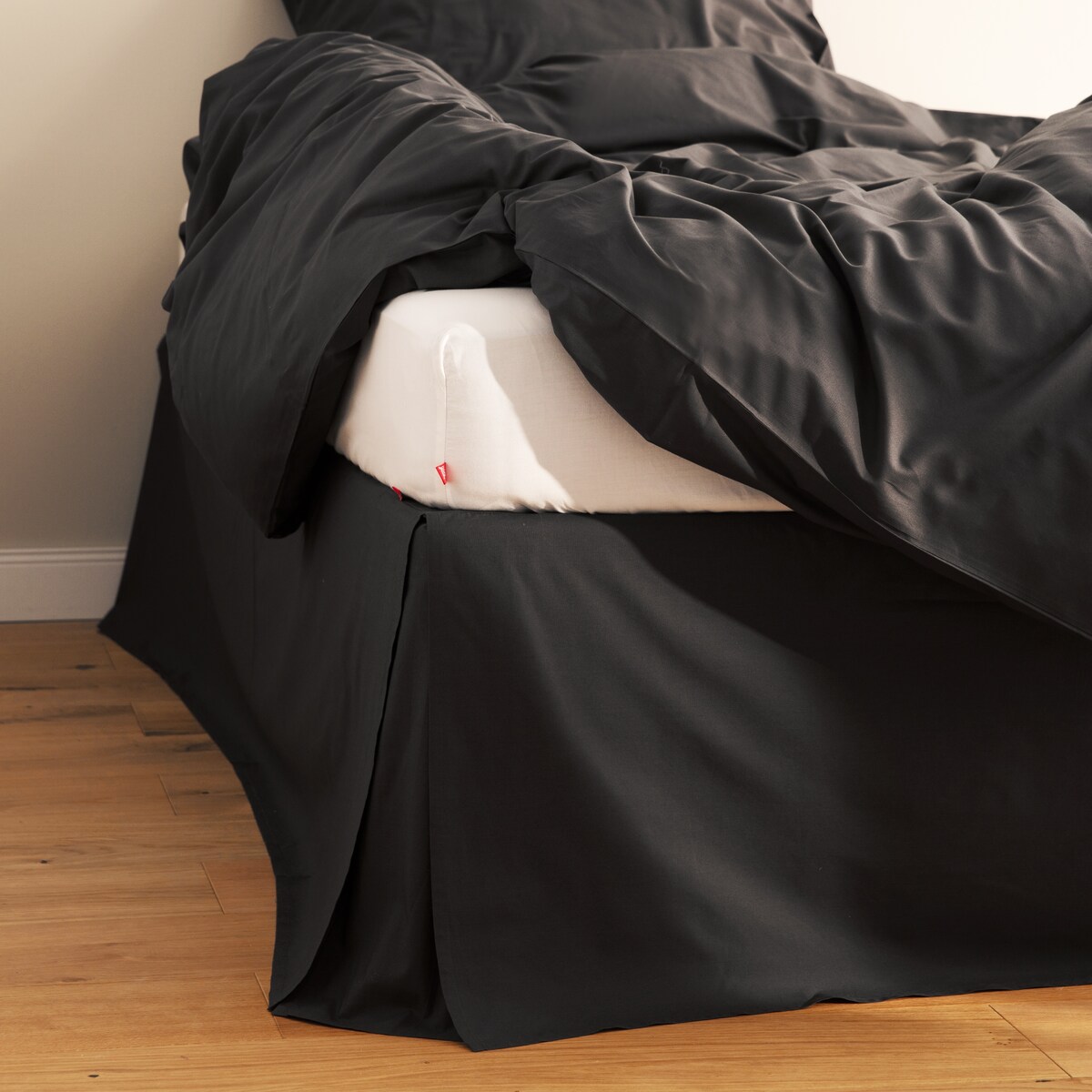 Lambrekin Łóżkowy z Perkalowej Bawełny Lambreso h 45 cm / 160x200 cm