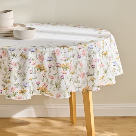 Obrus Drukowany Koperino ø 160 cm z motywem kwiatowym