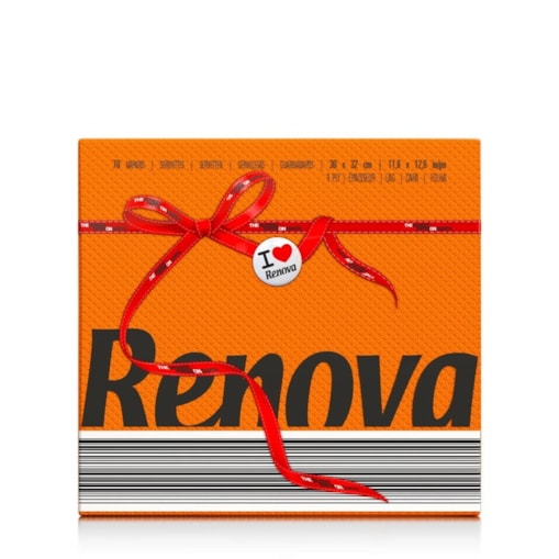 Serwetki papierowe Renova Red Label pomarańczowe 70 szt