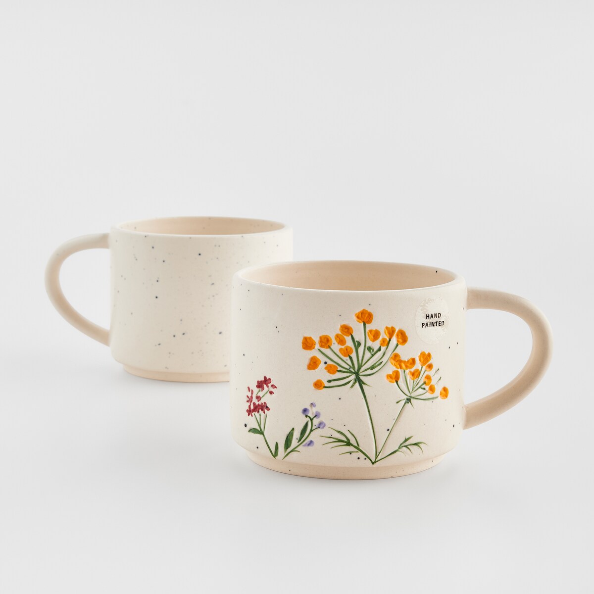 Komplet Kubków Meadora z motywem kwiatowym