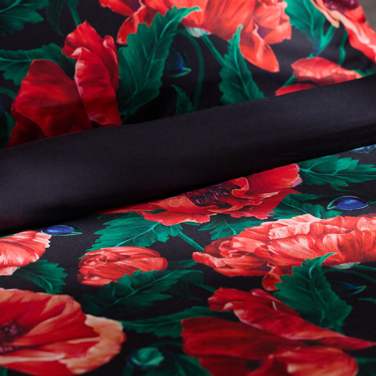 Pościel z bawełny satynowej Casinos 160x200 cm z wzorem kwiatowym