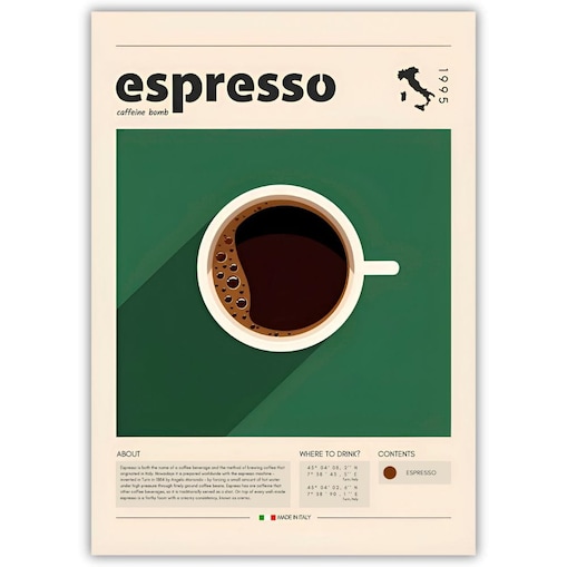 plakat espresso 1995 21x30