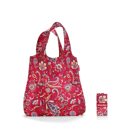 Siatka mini maxi shopper paisley ruby, poliester, 15l