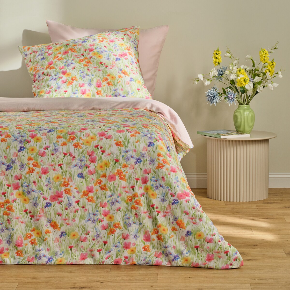 Pościel z bawełny satynowej Erfe 160x200 cm