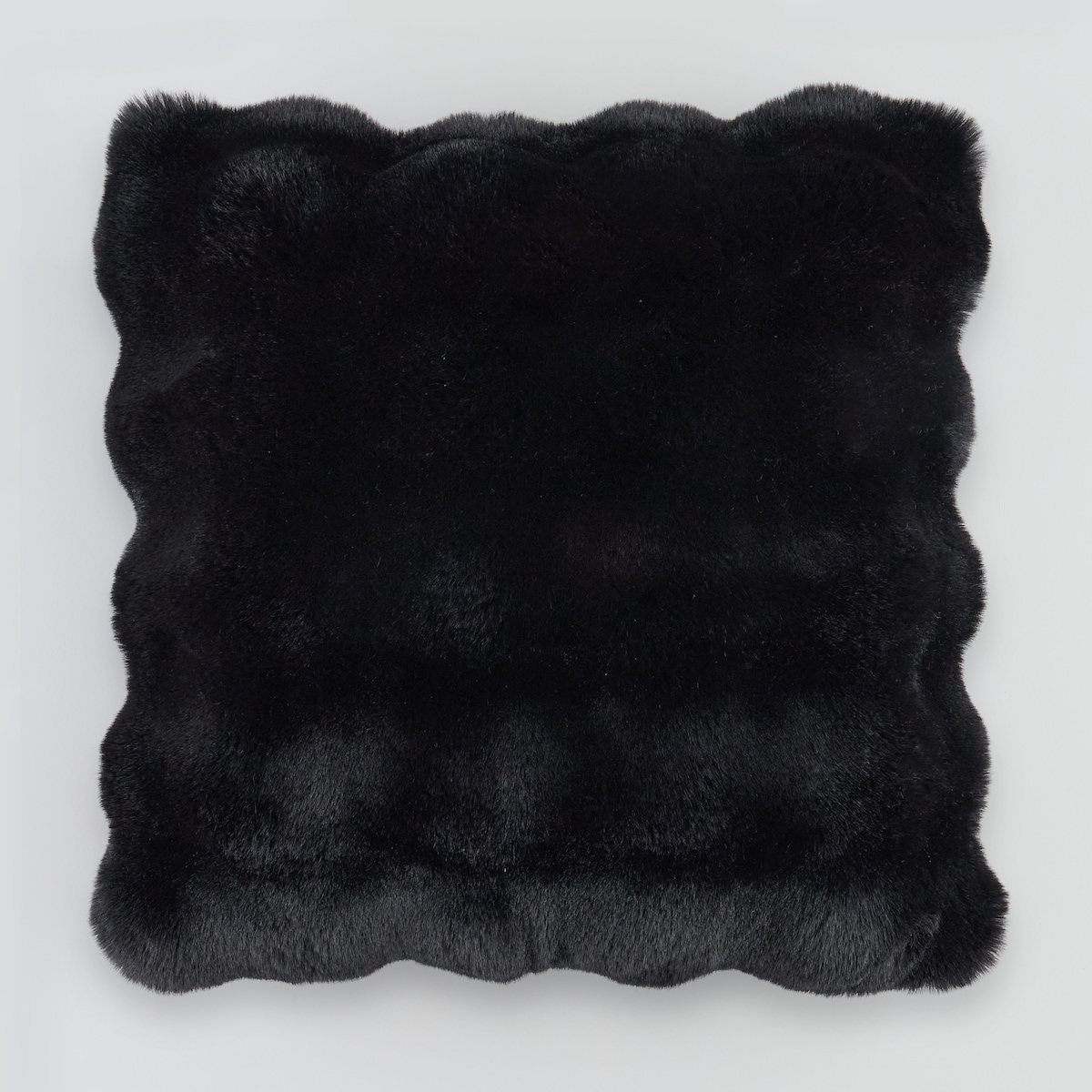 Poszewka Futrzana Bares 45x45 cm w kratę