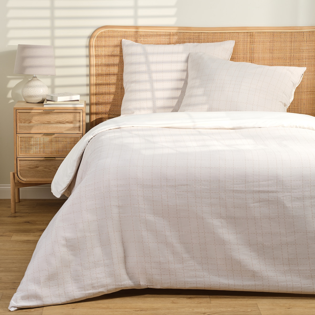 Pościel Żakardowa Sirana 200x220 cm z motywem geometrycznym