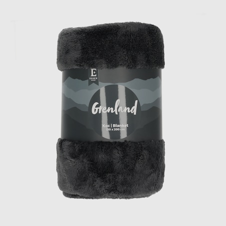 Jednokolorowy koc Grenland VI 150x200 cm