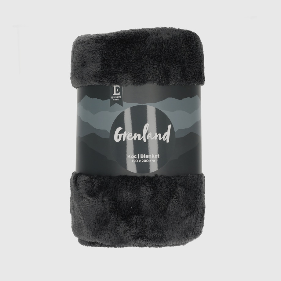 Jednokolorowy koc Grenland VI 150x200 cm