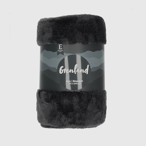 Jednokolorowy koc Grenland VI 150x200 cm