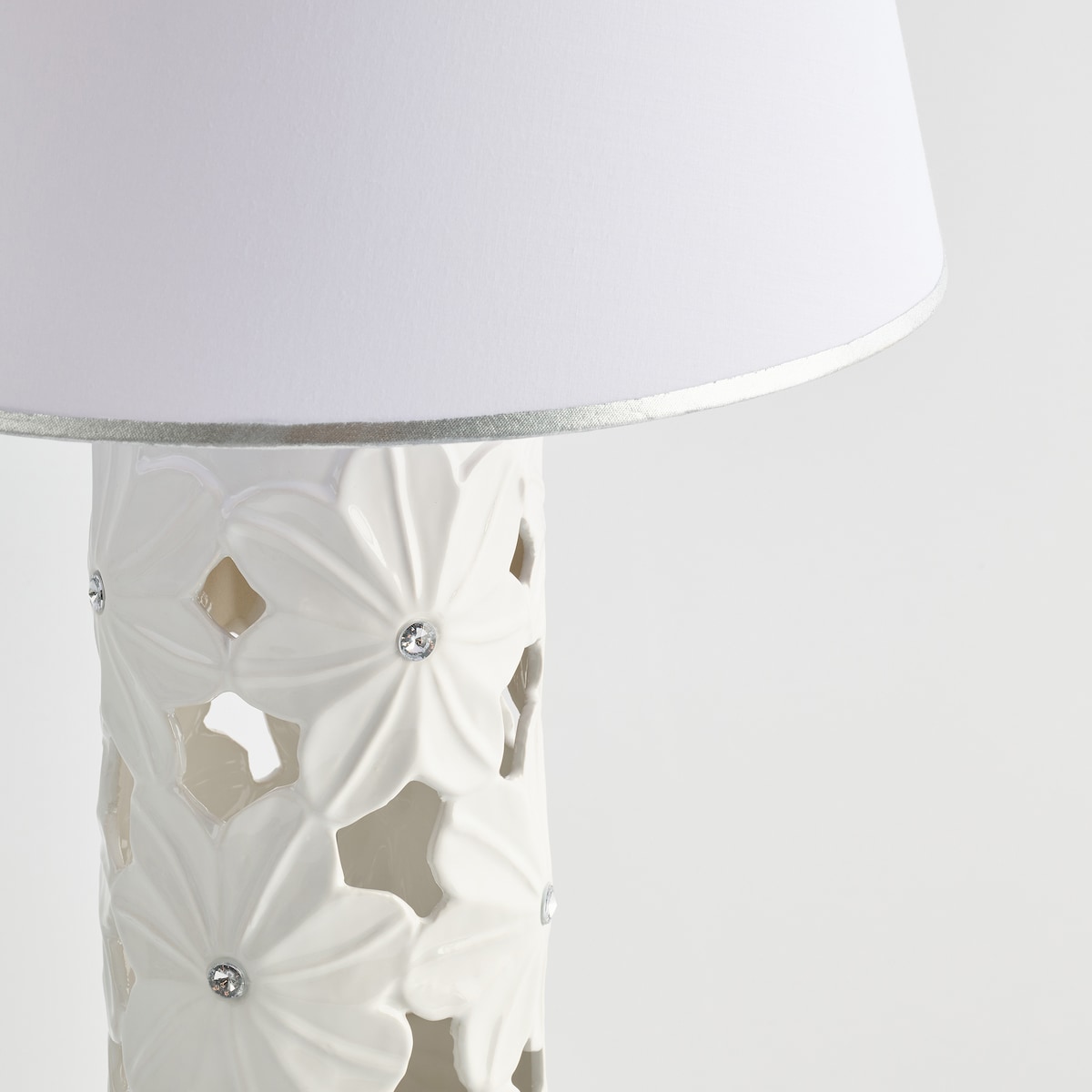 Lampa Stołowa Filonki z motywem kwiatowym