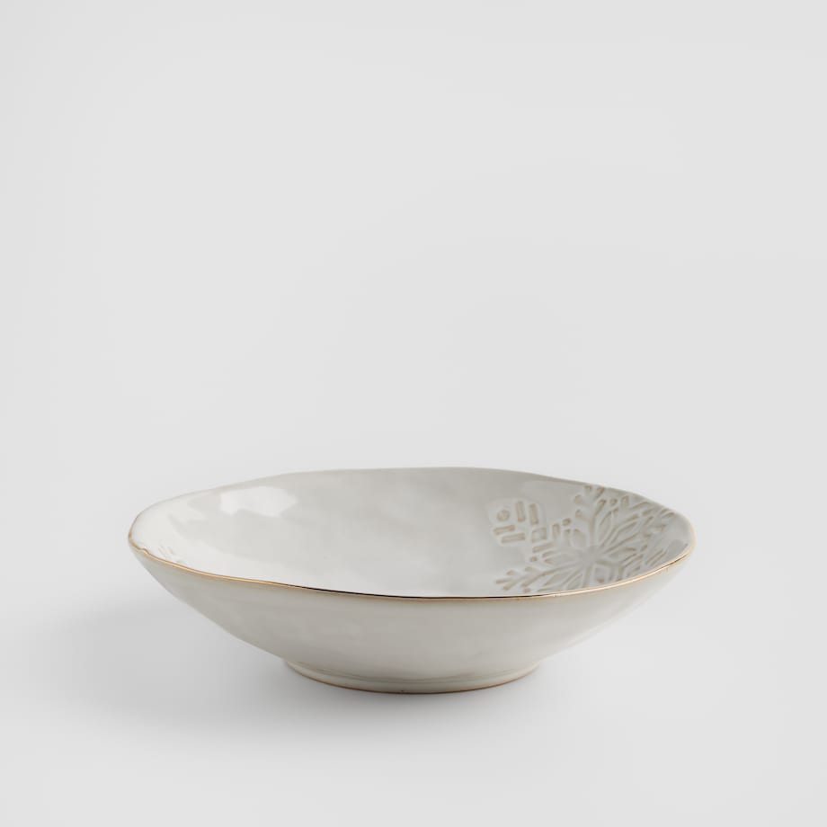 Miska Flakes z motywem śnieżynki