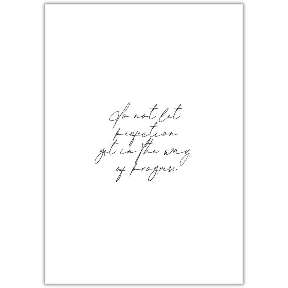 plakat perfection 30x40 cm