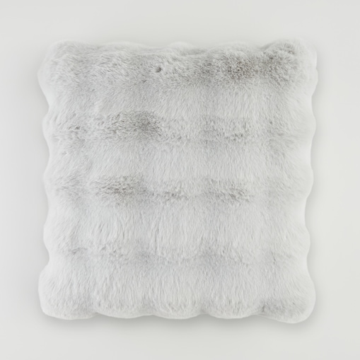 Poszewka Futrzana Bares 45x45 cm w kratę