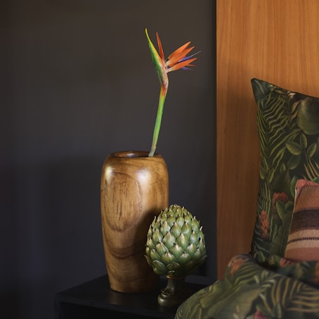 Kwiat Strelitio z motywem tropikalnym