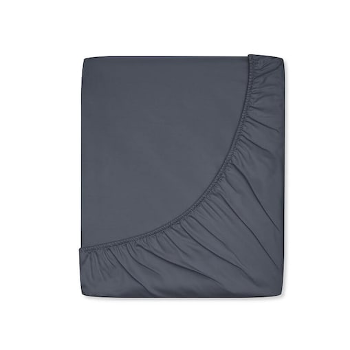 Prześcieradło satynowe z gumką graphite grey 200 x 200 cm