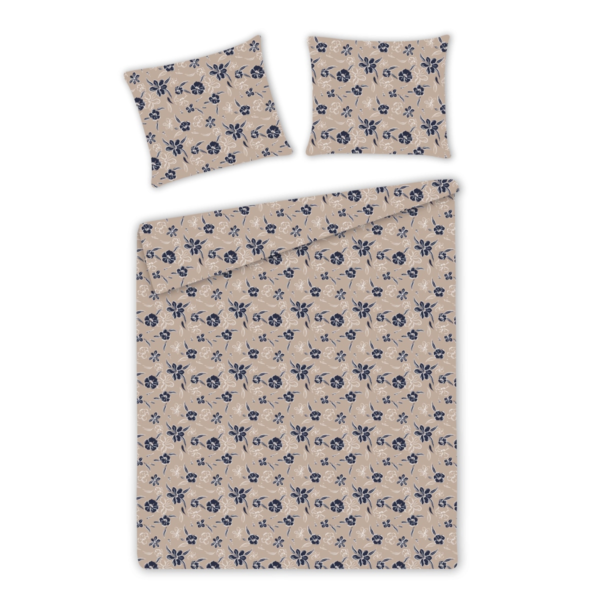 Pościel Bawełniana Damoris 160x200 cm z motywem kwiatowym