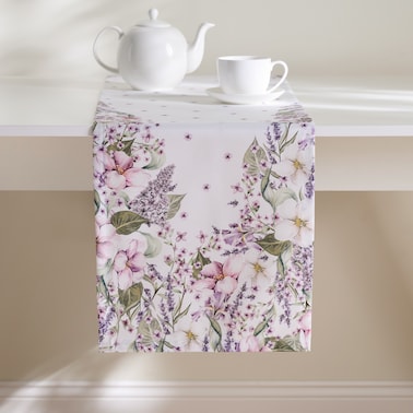 Bieżnik z nadrukiem Bezillo 35x180 cm z motywem kwiatowym