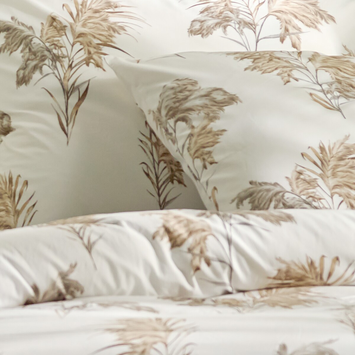 Pościel Bawełniana Parallo 200x220 cm z motywem roślinnym
