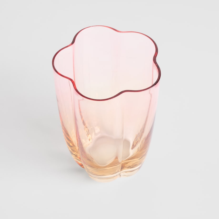 Szklanka Azali z motywem kwiatowym