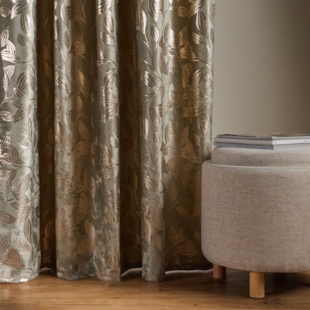 Zasłona Blomstela 140x250 cm z motywem roślinnym