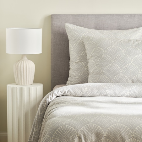 Pościel z bawełny satynowej Dianosa 200x220 cm z motywem liściastym