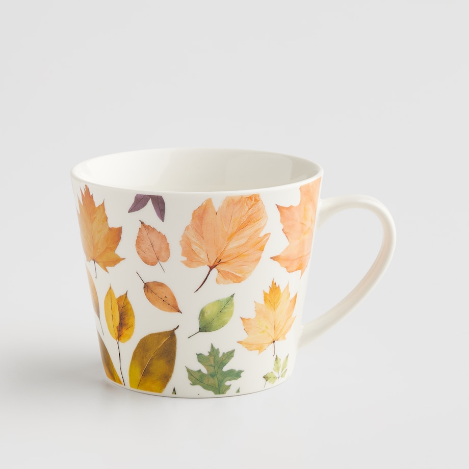 Kubek Listio z motywem liściastym
