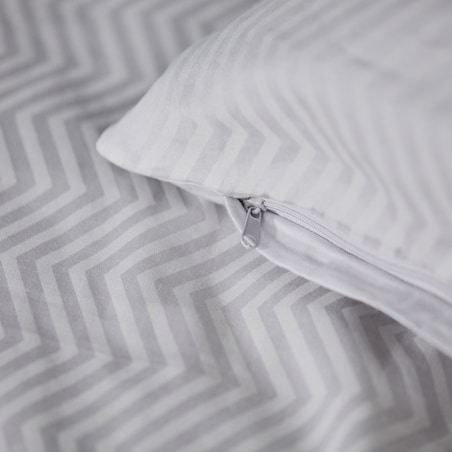 Pościel z bawełny satynowej Samjon 160x200 cm z motywem geometrycznym