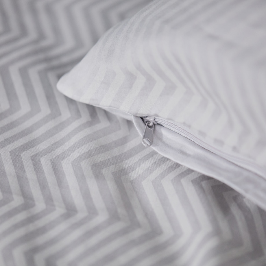 Pościel z bawełny satynowej Samjon 160x200 cm z motywem geometrycznym