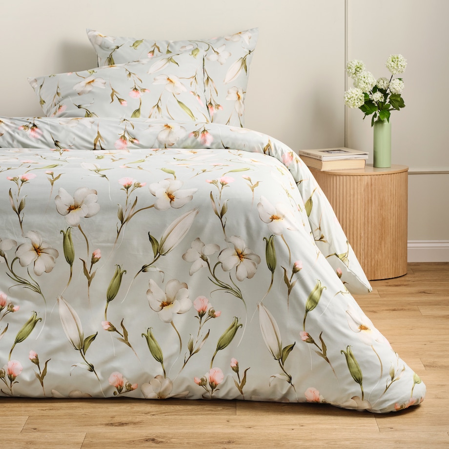Pościel Z Mikrofibry Burlatus 200x220 cm z motywem kwiatowym