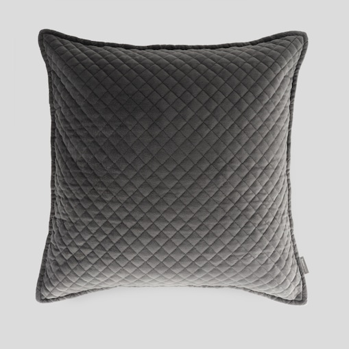 Poszewka Welwetowa Plums 45x45 cm z wzorem geometrycznym