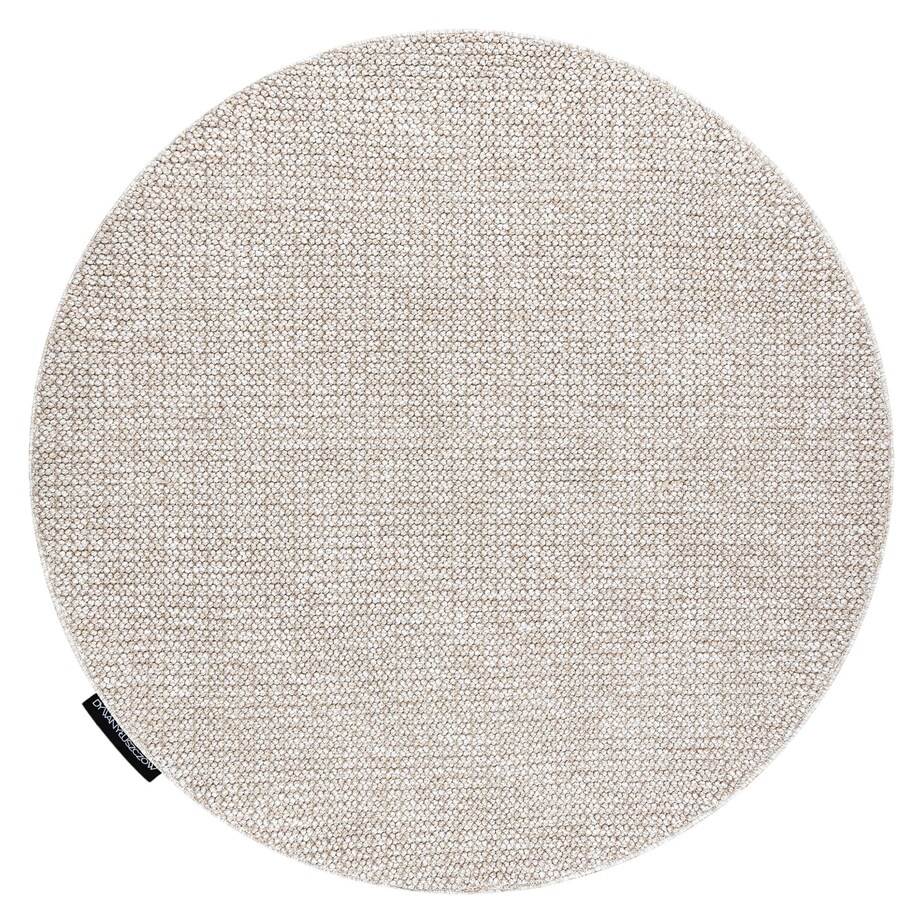 Dywan CASABLANCA LOOP koło beż pętelkowy, koło 133 cm