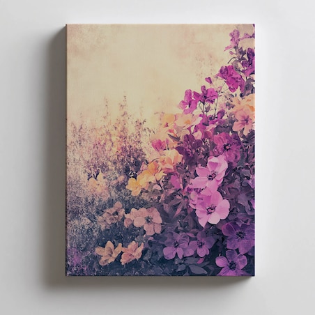 Kwiatowy Spokój, 50x70 cm, bez ramy, płótno premium na blejtramie