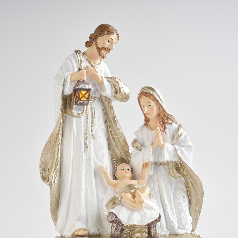 Figurka Sancta z motywem świętej rodziny