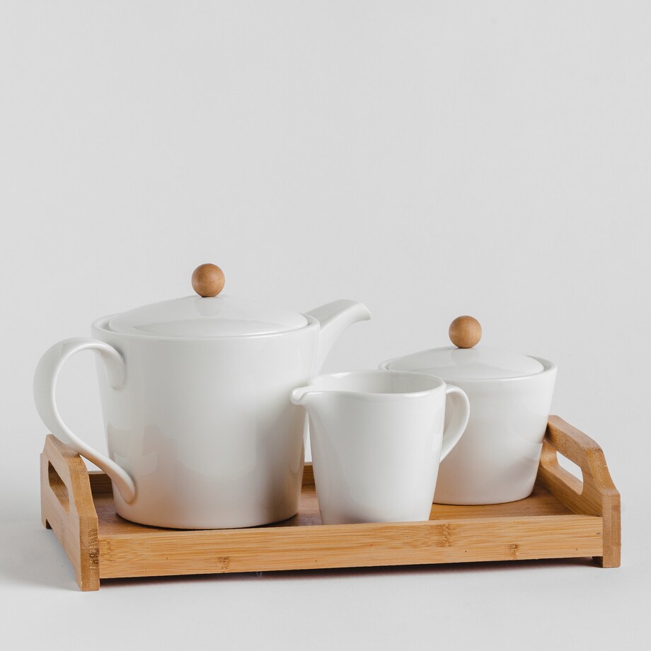 Teapot With Sugar Bowl And Milk Jug hanlo 