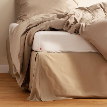 Lambrekin Łóżkowy z Perkalowej Bawełny Lambreso h 45 cm / 160x200 cm